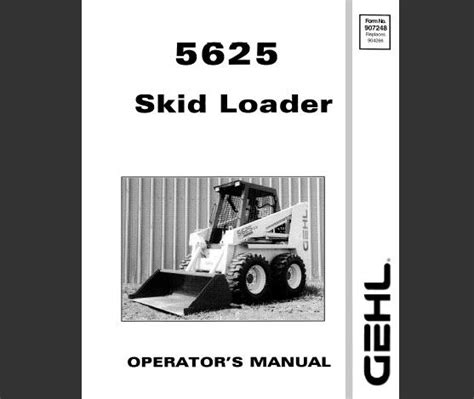 gehl 5625 skid steer operating manual|gehl skid steer parts diagram.